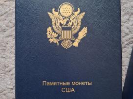 Amerikos progines monetas su albumu