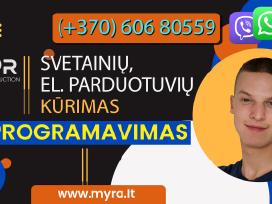 Svetainių Kūrimas, El. Parduotuvės, Programavimas