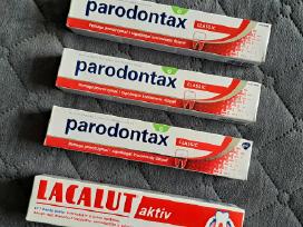 Dantų pasta "Parodontax Classic" ir "Lacalut" 4vnt