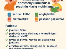 Korepetitorė pradinukams ir priešmokyklinukams