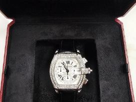 Cartier Roadster XL Chronograph 7ct deimantai