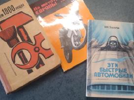 Senos knygos motociklai, lenktyniniai automobiliai