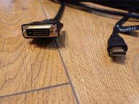 Dvi - Hdmi kabelis, 10 m