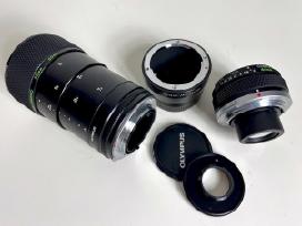 Olympus makro objektyvas 80 + 170mm su Sony E