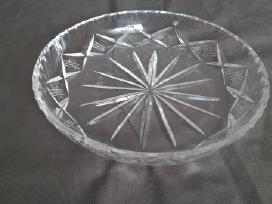 Krištolinė vaza-lėkštė 18cm