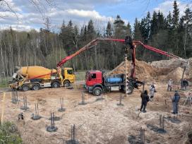 Cfa polių gręžimas, betono siurblio nuoma!
