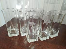 Parduodu stiklines Perrier