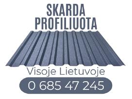 Profiliuota skarda. Skardos profiliavimas. Visa Lt