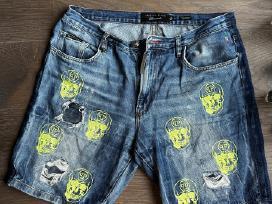 Philipp Plein džinsiniai šortai vyriški W34