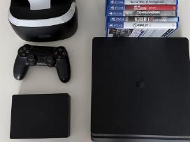 Sony Playstation 4 Slim 500 GB su Vr ir zaidimais