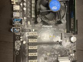 Motinine Asrock H110 Pro Btc+ Cpu