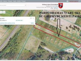 Parduodamas 0.72 Ha. Žemės Ūkio Paskirties Sklypas