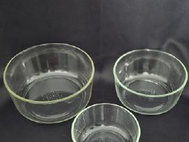 Pyrex 3 dydžių:1,75litro,1lir 0,5 Lkomplektasusa