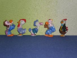 Kinder siurprizo kolekcines figureles kalakutai