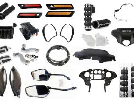 Naujos Harley Davidson Electra motociklų dalys