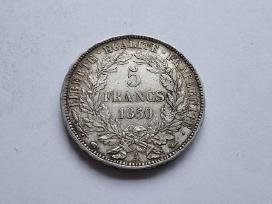 1850 5 frankai Prancuzija
