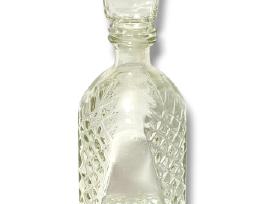 Originalus kvadratinis stiklinis butelis 500 ml
