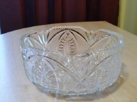 Krištolinė vaza dubenėlis