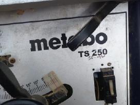 Metabo Ts250 liniuote su stalu