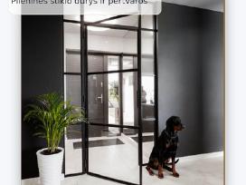 Metalo stiklo durys Loft