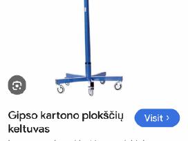 Gipso kartono plokščių keltuvas
