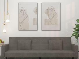 Dvivietė sofa-lova vidaxl