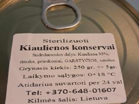 Parduodu mėsos konservus