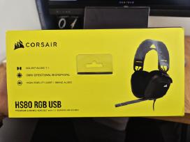 Corsair Gaming Hs80 Rgb Usb Carbon (Juodos)