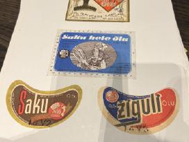 Parduodu alaus ir limonadu etikeciu kolekcija