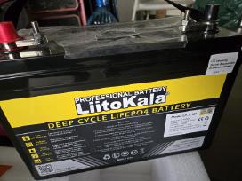 Lifepo4 180ah akumuliatorius su pakrovėju