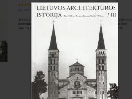 Perku Lietuvos architektūros istorija III tomą