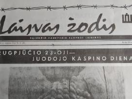 Seni laikraščiai Nepriklausomos Lietuvos