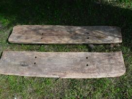Antikvariniai ąžuoliniai suolo viršūs 2 vnt.155x34