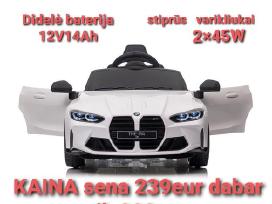 Vienvietis Elektromobilis Vaikams Bmw M4 12v 14ah