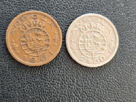 Angola 1961 50 centavos, 1967 2,5 escudos