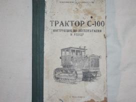 Vikšrinis traktorius C-100 serviso knyga 1962m