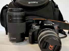 Fotoaparatas Sony Dslr -A230 ir 2 objektyvai