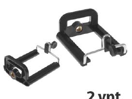 Laikikliai telefonui ant trikojo stovo (2 vnt.)