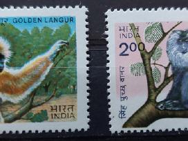 Indija 1983 beždžiones, švarus,michel 962-963
