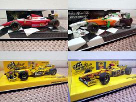 1:43 Formulės 1 bolidų modeliai