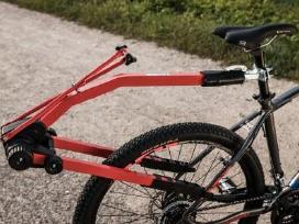 Vaikiško dviračio tvirtinimo sistemą „Trail Angel"