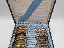 Sidabrinių šauštelių komplektas, 338 gr., 12 vnt