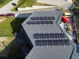Saulės elektrinių montavimas visoje Lietuvoje