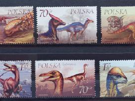 Lenkija 2000 dinozaurai, švarus, Michel 3811-3816
