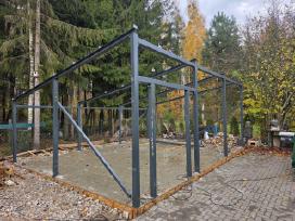 Angarai nuo 50 m² iki 1500m² gamyba ir montavimas