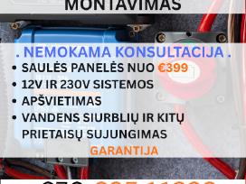 Kemperių elektros montavimas 12v 220v Kaune
