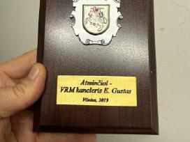Vrm kanclerio E.gusto plaketė