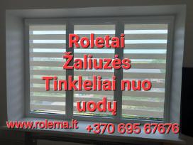 Roletai Žaliuzės Tinkleliai nuo uodų