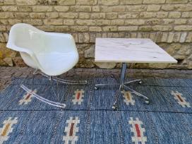 Vintažinis mid century marmurinis kavos staliukas