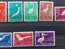 Rumunija 1957 fauna, švarus, Michel 1686-1693